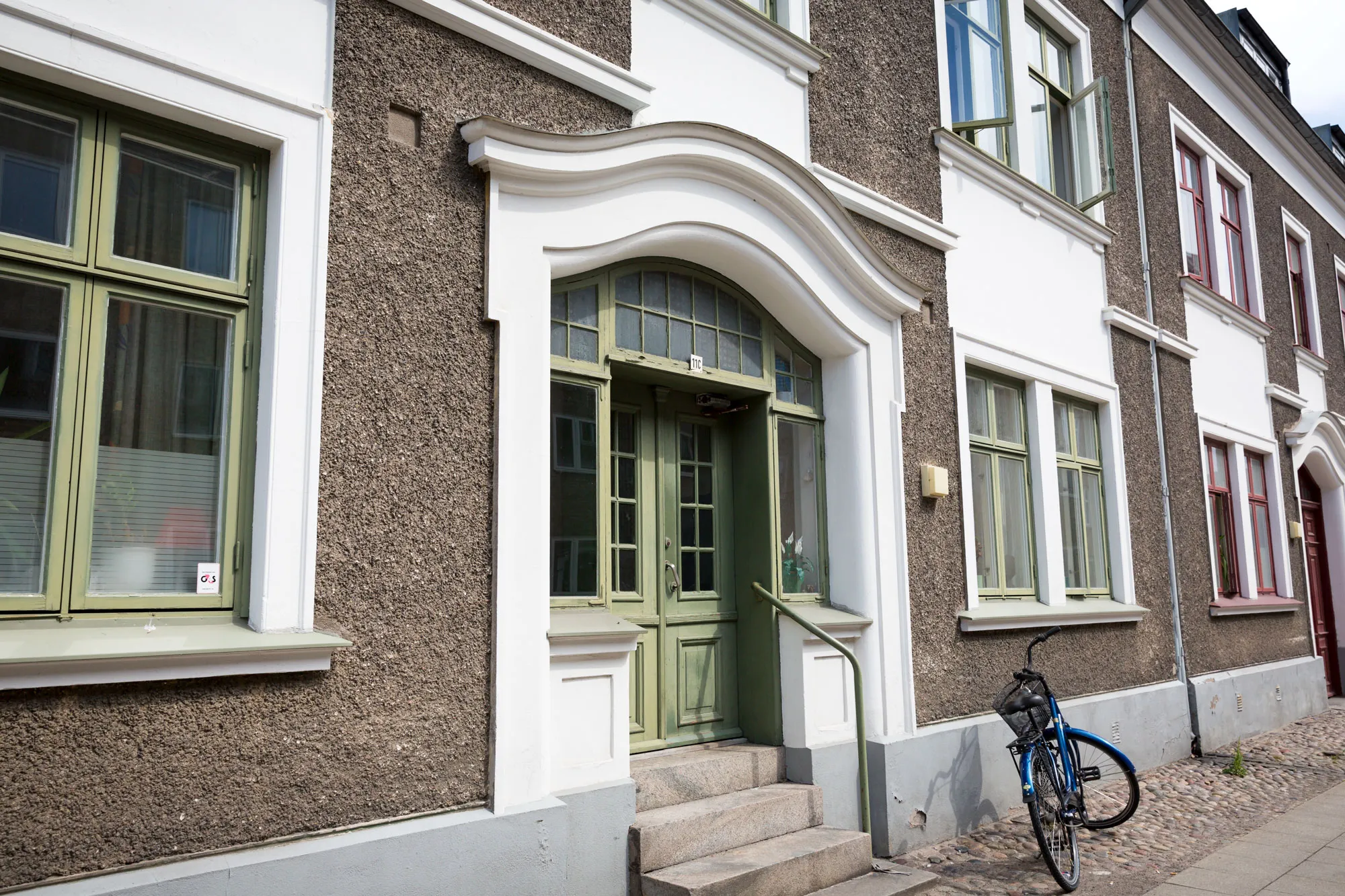 Outside Kurt Wallander's home in Ystad
