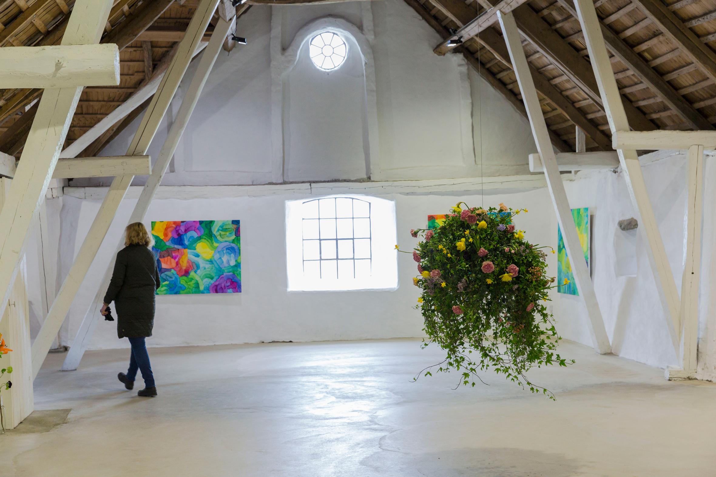 Art exhibition at Konstrundan in Skåne