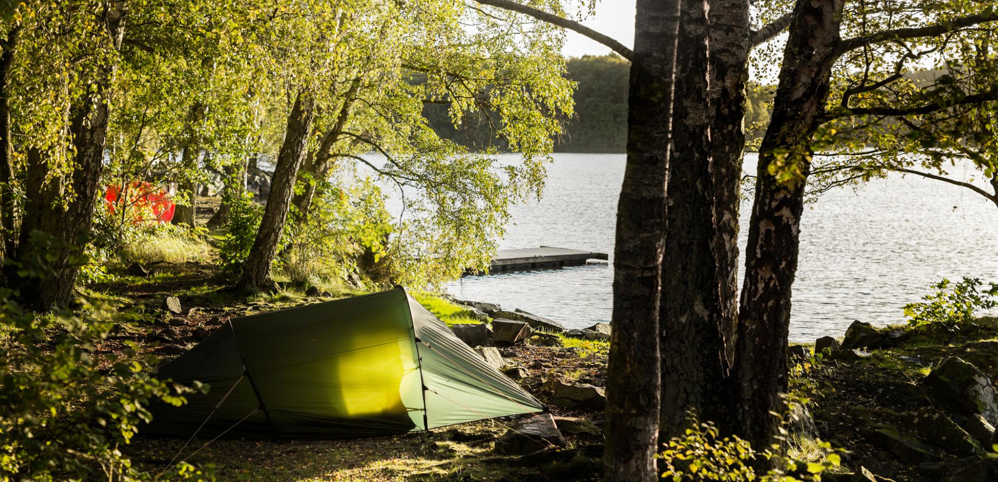lake and trail tents