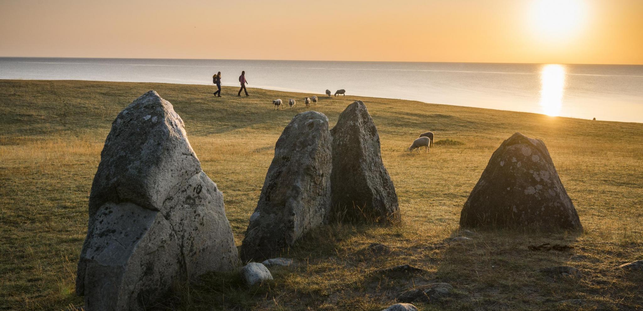 Ales Stones in the sunset