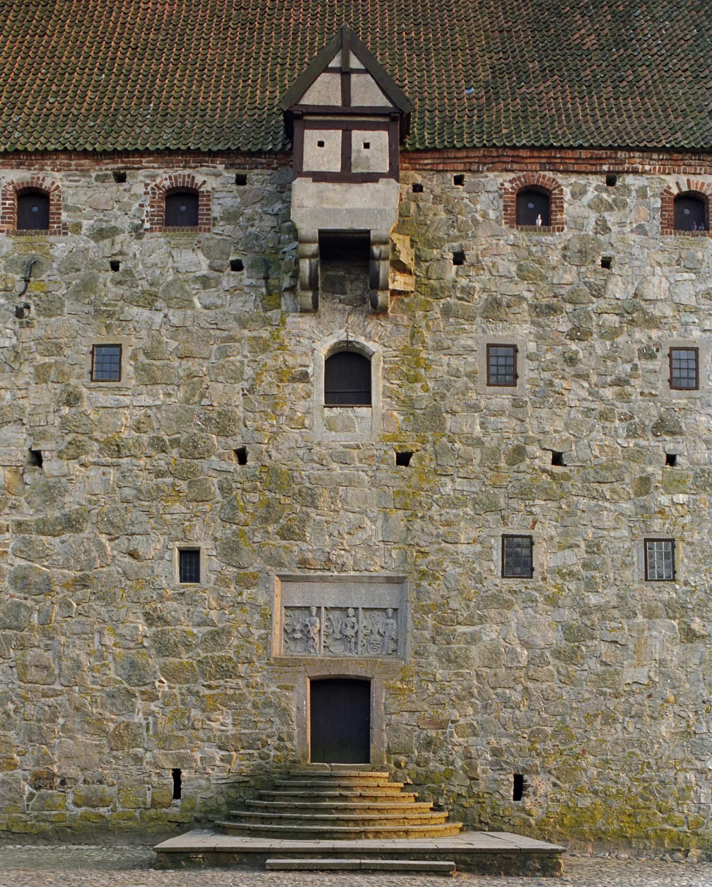 Old stone fortress entrance
