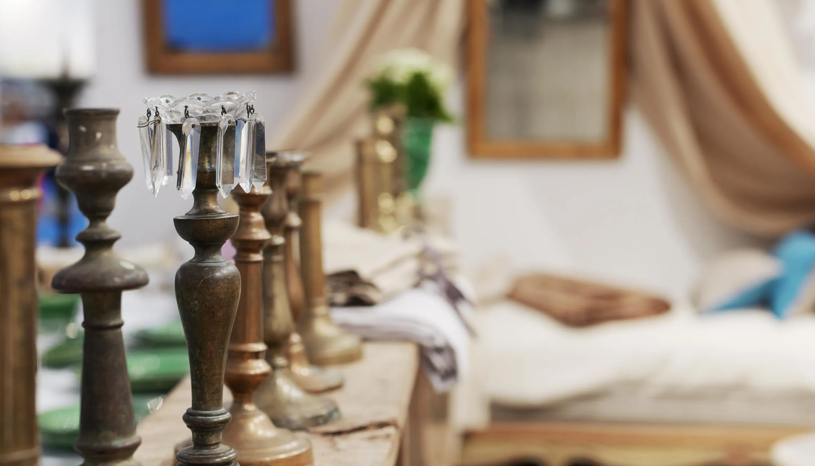 Antiques Inside a vintage store in Skåne