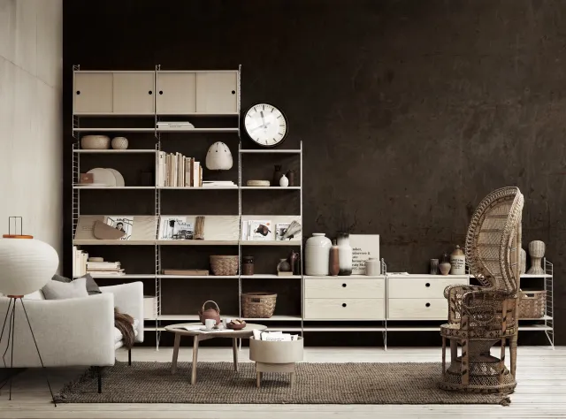A room with Swedish furniture by Svenssons i Lammhult