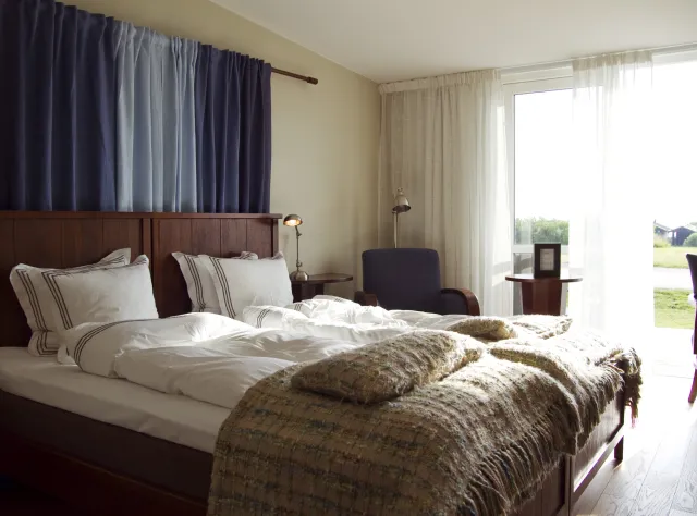 A hotell room in the Torekov Hotell 