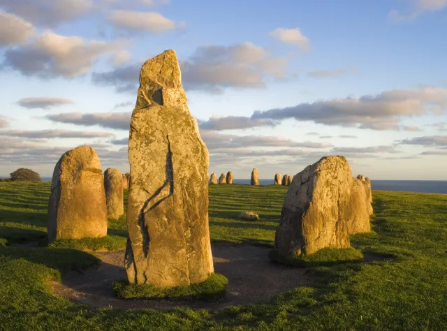 View over Ales Stones © Sydpol
