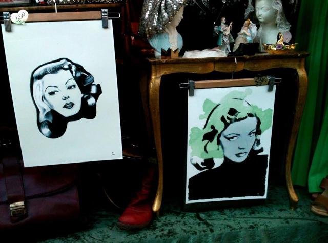 Gemälde auf Marilyn Monroe