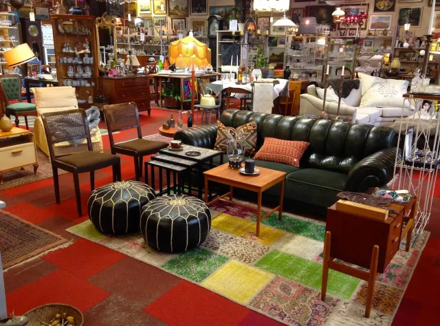 Furnitures in antiquities store