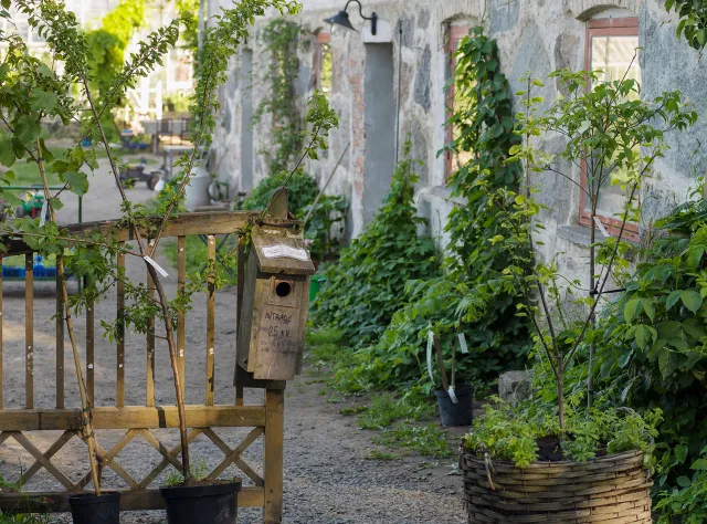 Entrance to Mandelmann garden in Skåne