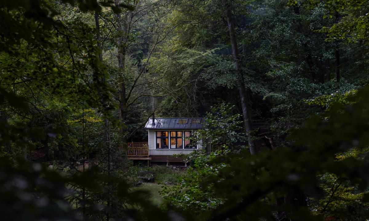 cottage in the woods